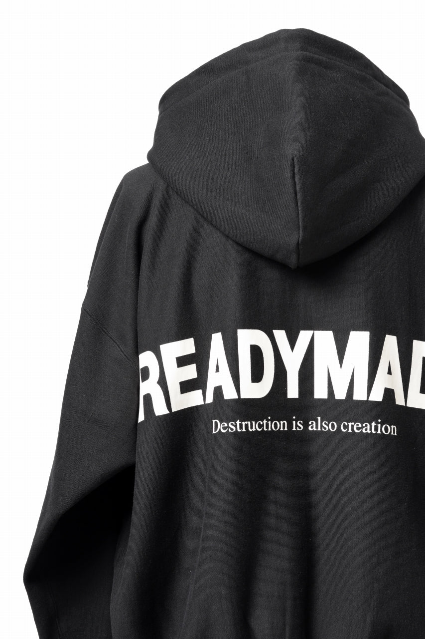 画像をギャラリービューアに読み込む, READYMADE HOODIE SMILE (BLACK)