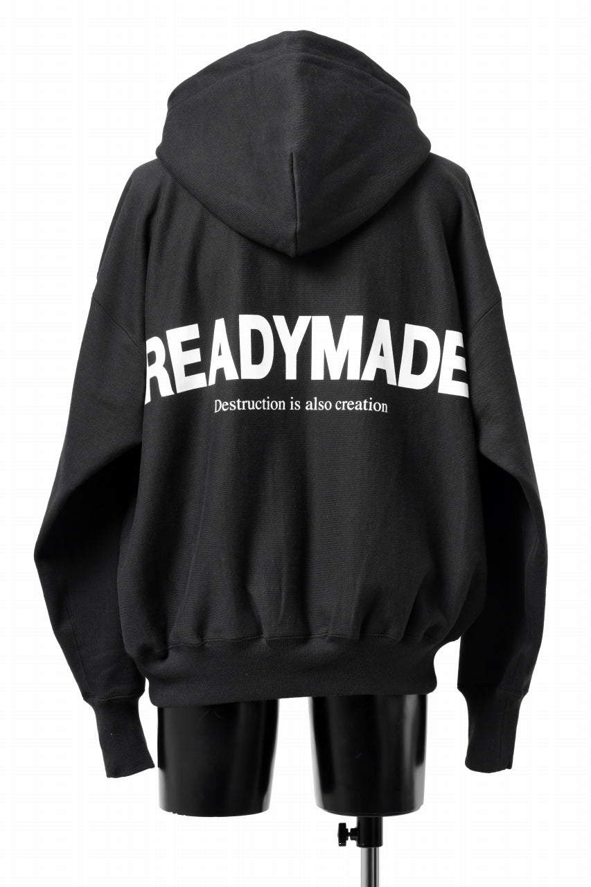 画像をギャラリービューアに読み込む, READYMADE HOODIE SMILE (BLACK)