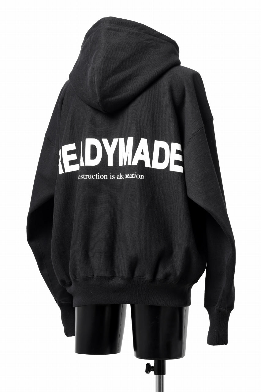 画像をギャラリービューアに読み込む, READYMADE HOODIE SMILE (BLACK)