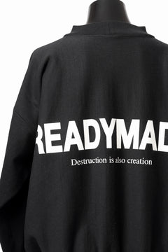 画像をギャラリービューアに読み込む, READYMADE MOCK NECK SWEAT SHIRT (BLACK)