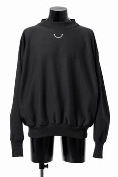 画像をギャラリービューアに読み込む, READYMADE MOCK NECK SWEAT SHIRT (BLACK)