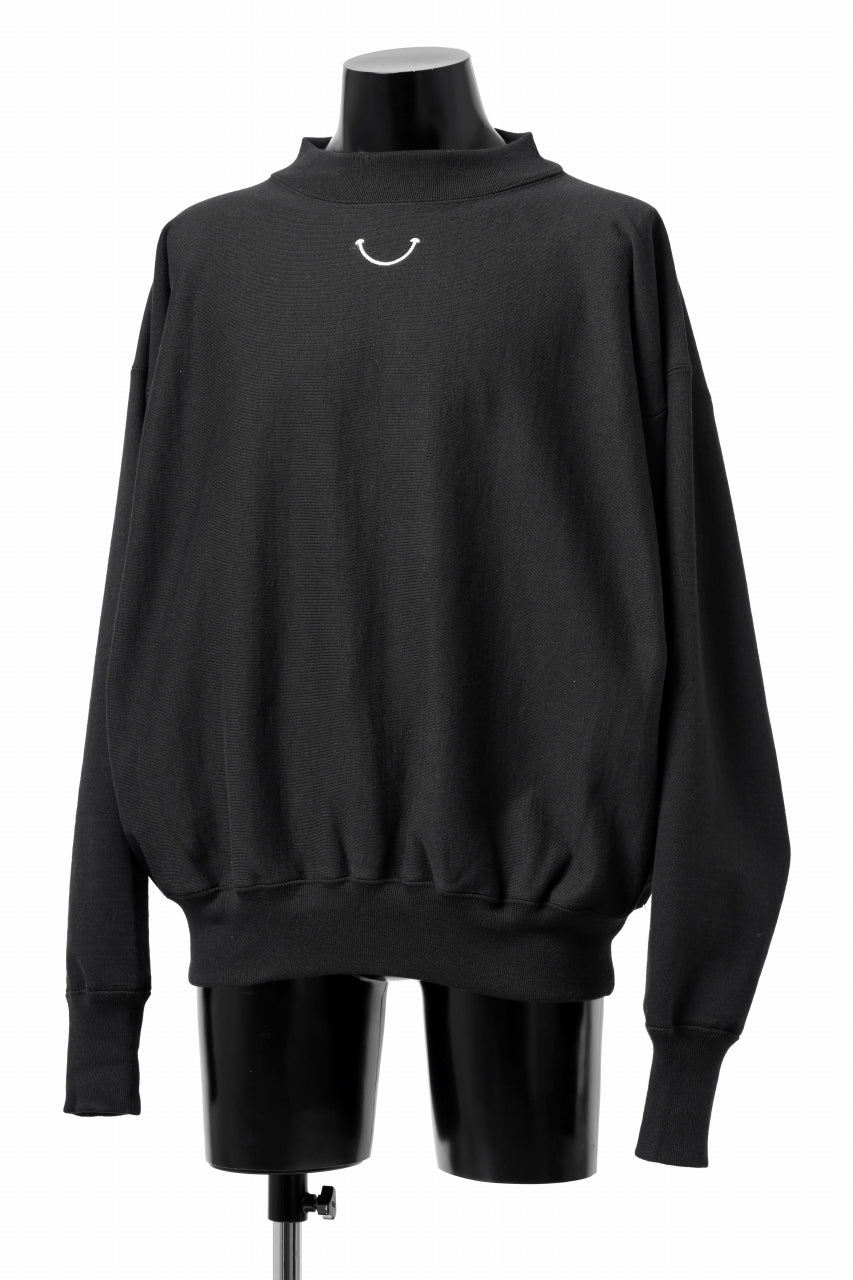画像をギャラリービューアに読み込む, READYMADE MOCK NECK SWEAT SHIRT (BLACK)