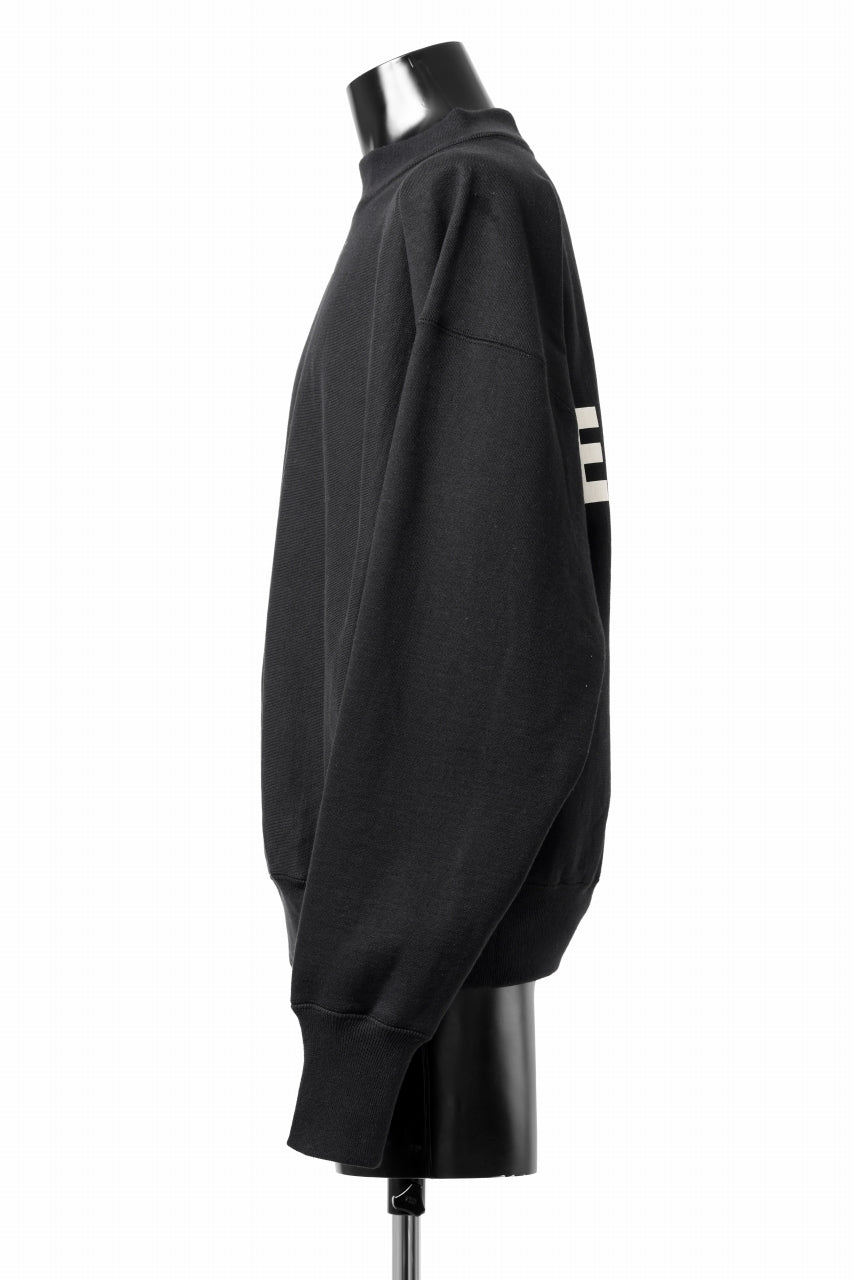 画像をギャラリービューアに読み込む, READYMADE MOCK NECK SWEAT SHIRT (BLACK)