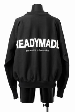 画像をギャラリービューアに読み込む, READYMADE MOCK NECK SWEAT SHIRT (BLACK)