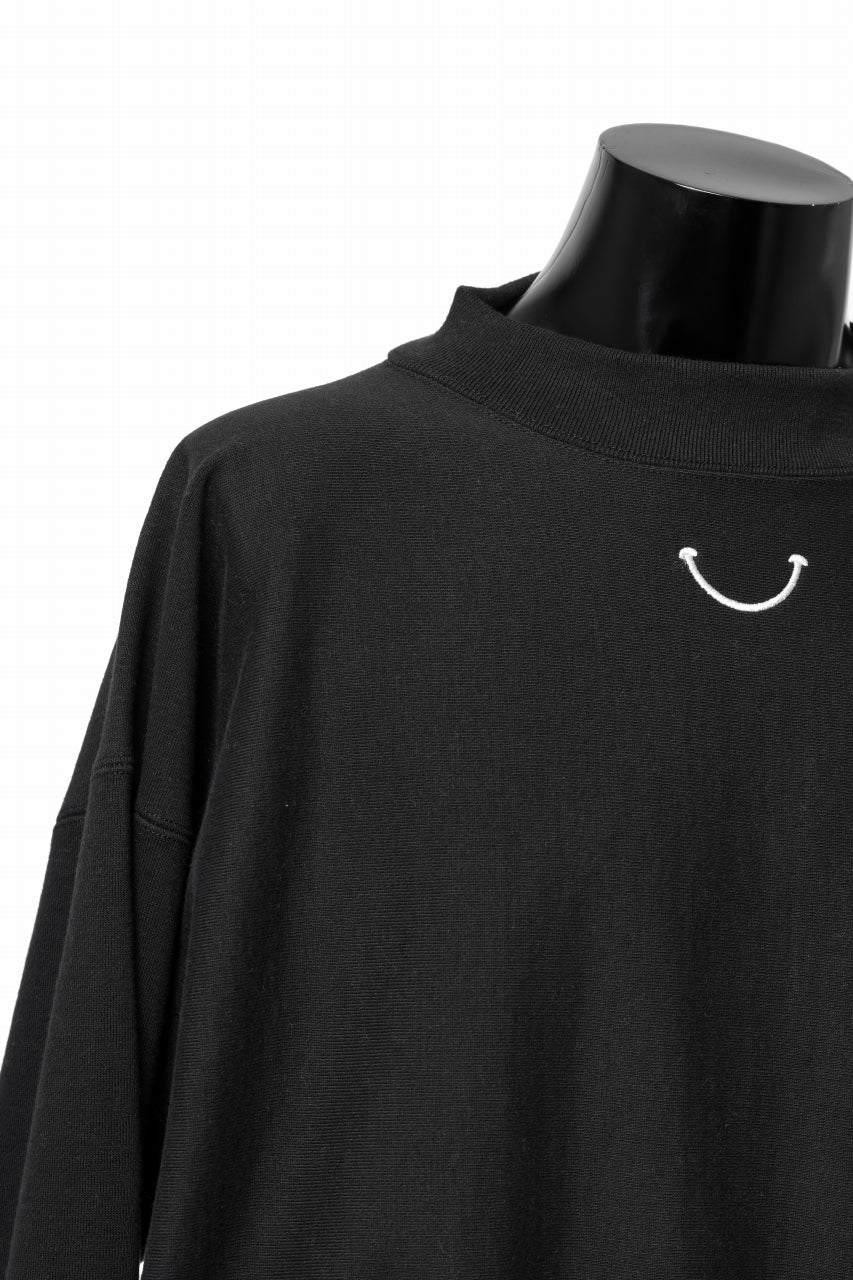 画像をギャラリービューアに読み込む, READYMADE MOCK NECK SWEAT SHIRT (BLACK)