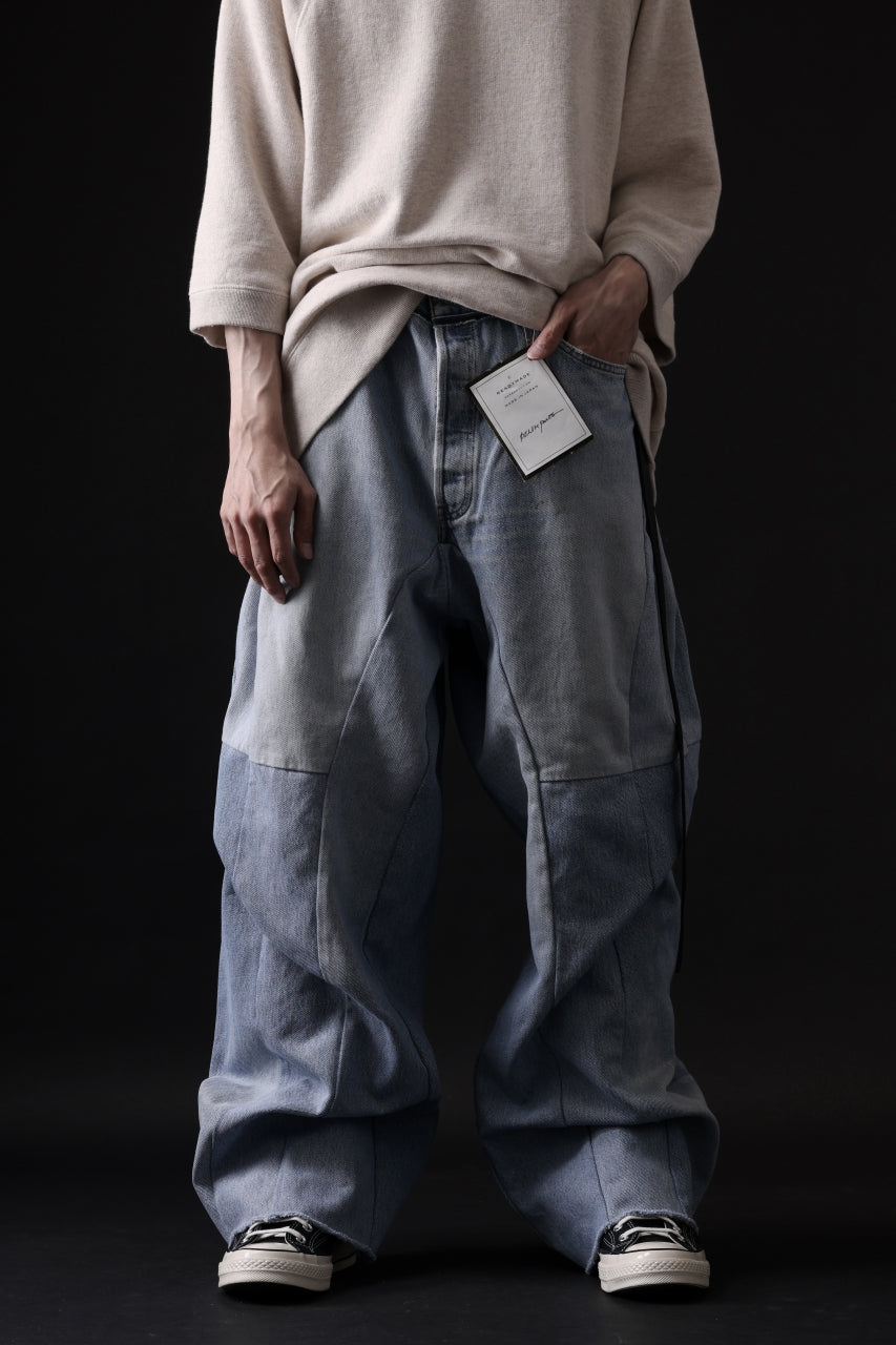 画像をギャラリービューアに読み込む, READYMADE DENIM PANTS (WIDE) / (BLUE #A)