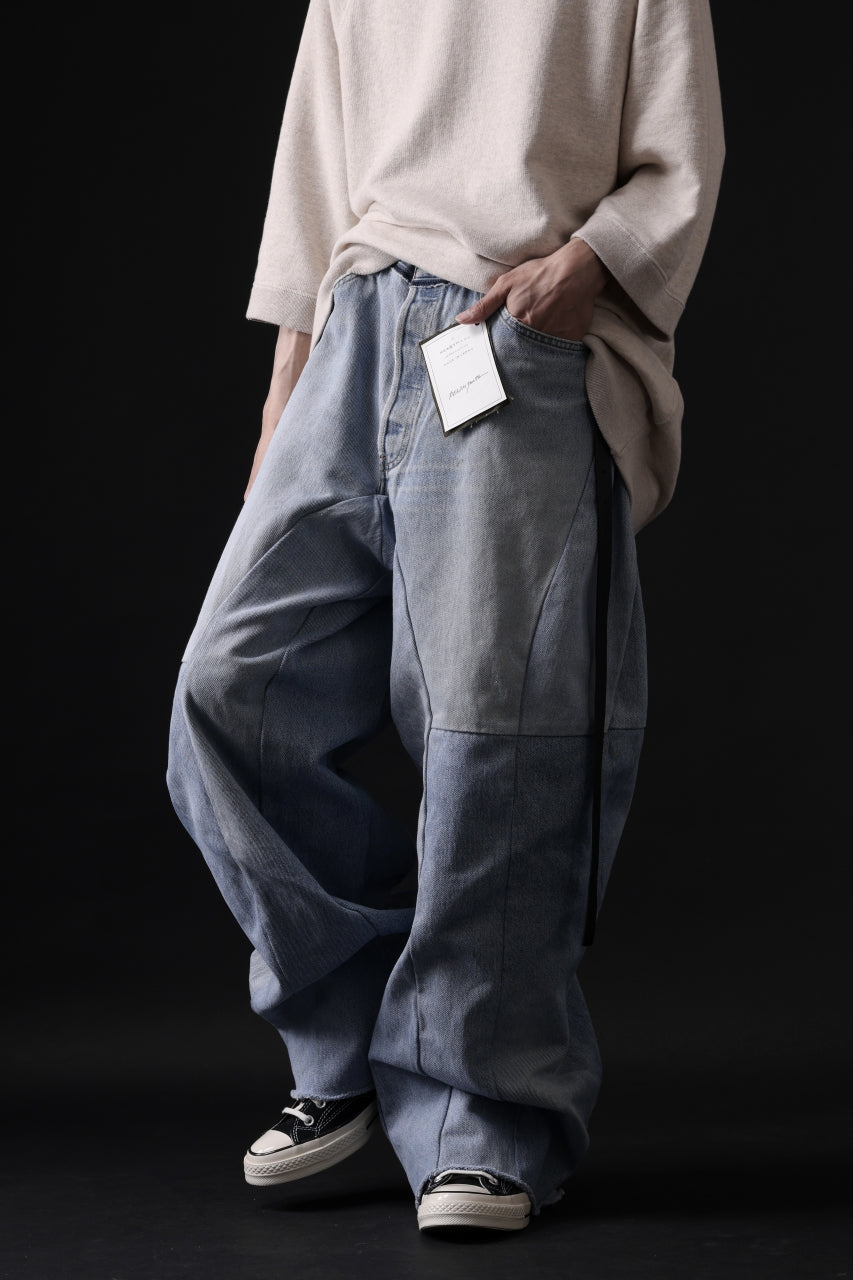 画像をギャラリービューアに読み込む, READYMADE DENIM PANTS (WIDE) / (BLUE #F)