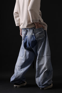 画像をギャラリービューアに読み込む, READYMADE DENIM PANTS (WIDE) / (BLUE #F)