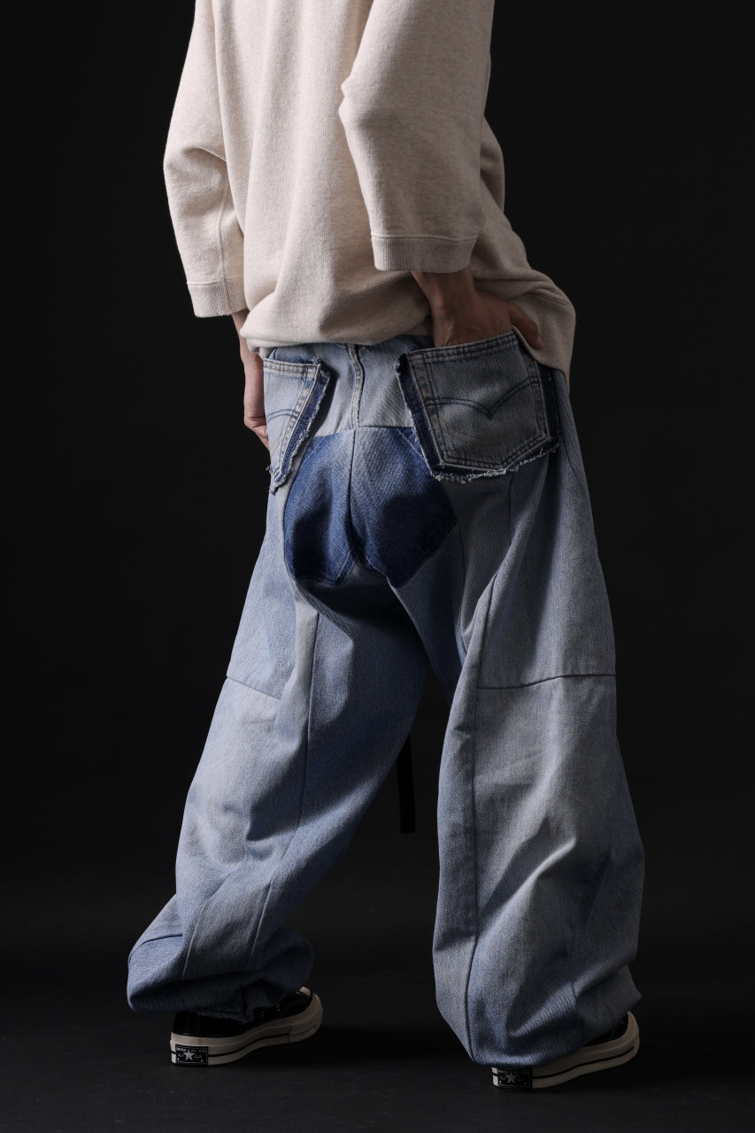 画像をギャラリービューアに読み込む, READYMADE DENIM PANTS (WIDE) / (BLUE #A)
