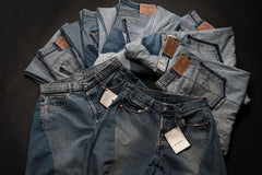 画像をギャラリービューアに読み込む, READYMADE DENIM PANTS (WIDE) / (BLUE #F)