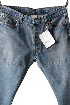画像をギャラリービューアに読み込む, READYMADE DENIM PANTS - FLARE / (BLUE #A)