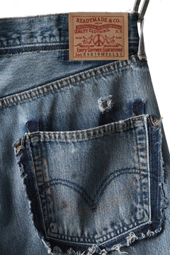 画像をギャラリービューアに読み込む, READYMADE DENIM PANTS - FLARE / (BLUE #A)