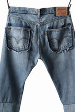 画像をギャラリービューアに読み込む, READYMADE DENIM PANTS - FLARE / (BLUE #A)