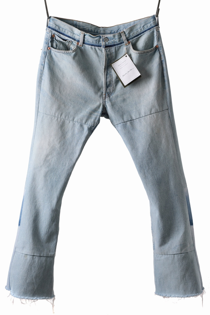 画像をギャラリービューアに読み込む, READYMADE DENIM PANTS - FLARE / (BLUE #B)