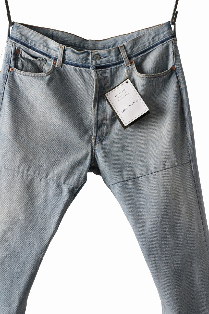 画像をギャラリービューアに読み込む, READYMADE DENIM PANTS - FLARE / (BLUE #B)