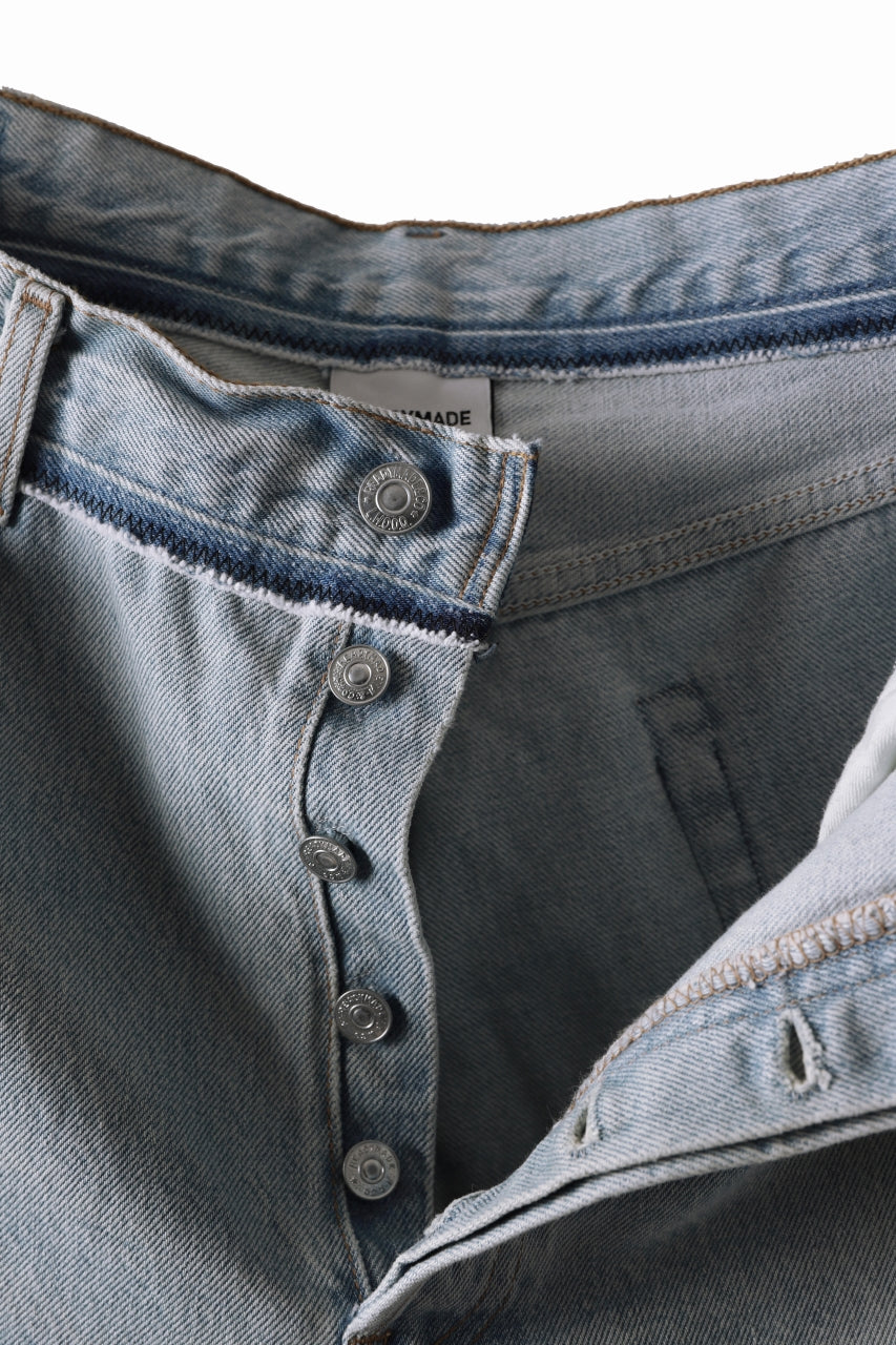 画像をギャラリービューアに読み込む, READYMADE DENIM PANTS - FLARE / (BLUE #B)