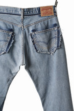 画像をギャラリービューアに読み込む, READYMADE DENIM PANTS - FLARE / (BLUE #C)
