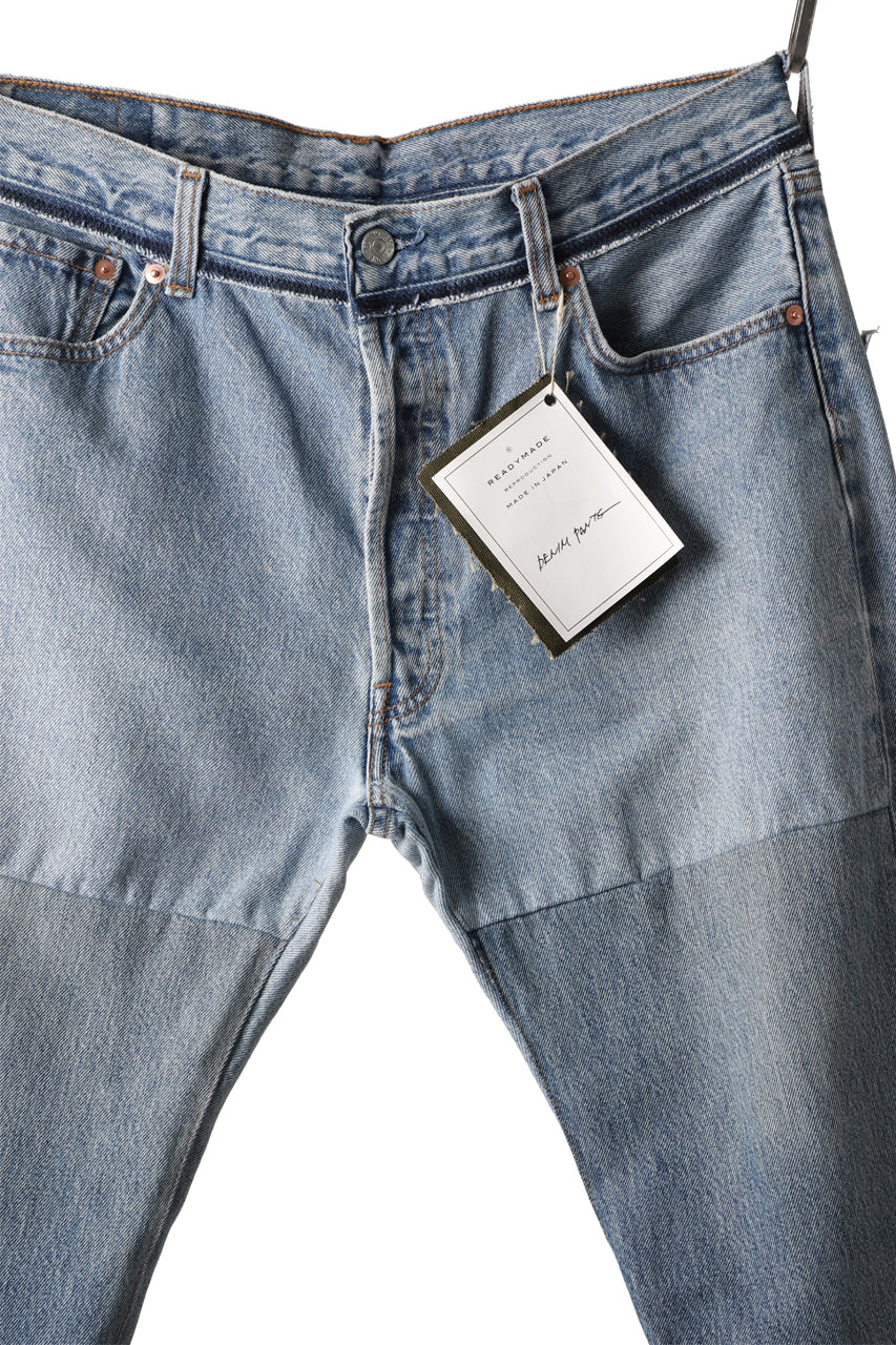 画像をギャラリービューアに読み込む, READYMADE DENIM PANTS - FLARE / (BLUE #C)