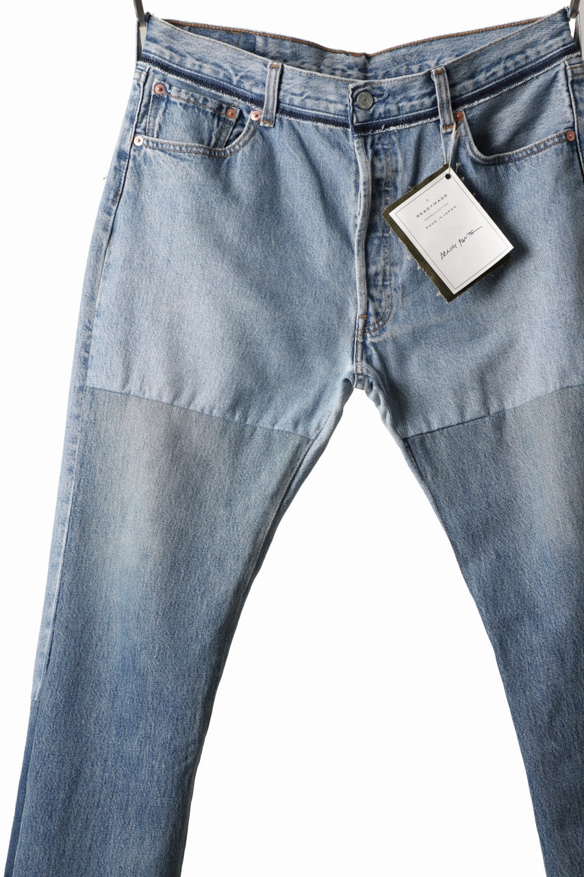 画像をギャラリービューアに読み込む, READYMADE DENIM PANTS - FLARE / (BLUE #C)