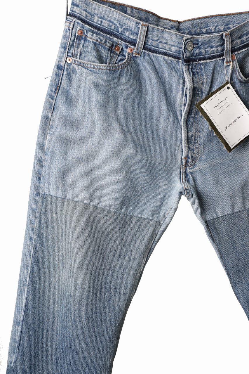 画像をギャラリービューアに読み込む, READYMADE DENIM PANTS - FLARE / (BLUE #C)