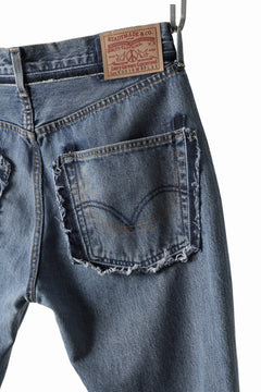 画像をギャラリービューアに読み込む, READYMADE DENIM PANTS - FLARE / (BLUE #D)