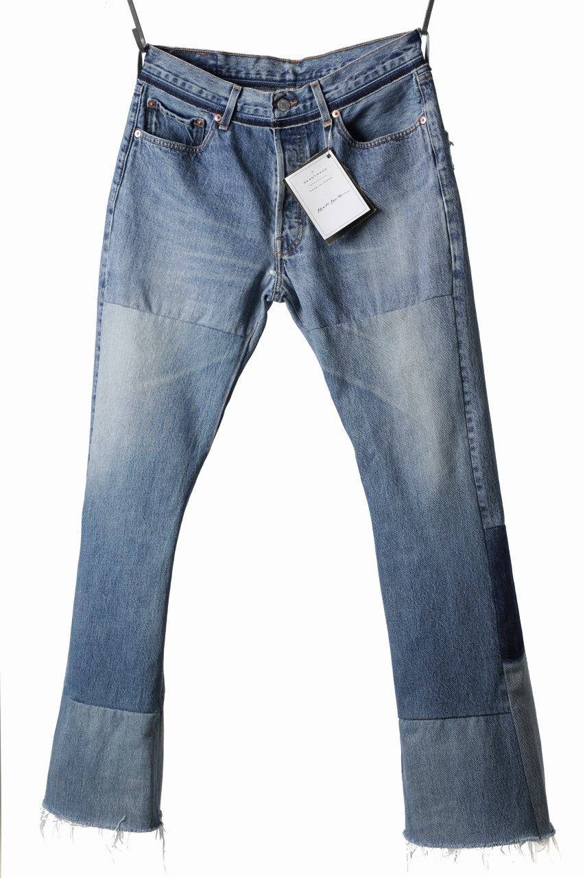 画像をギャラリービューアに読み込む, READYMADE DENIM PANTS - FLARE / (BLUE #D)