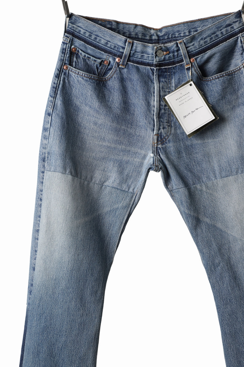 画像をギャラリービューアに読み込む, READYMADE DENIM PANTS - FLARE / (BLUE #D)