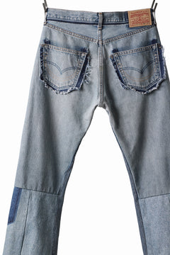 画像をギャラリービューアに読み込む, READYMADE DENIM PANTS - FLARE / (BLUE #E)