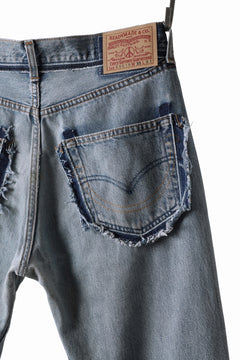 画像をギャラリービューアに読み込む, READYMADE DENIM PANTS - FLARE / (BLUE #E)