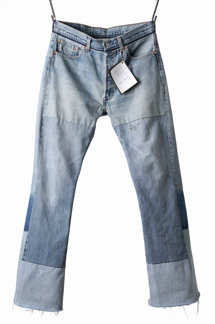 画像をギャラリービューアに読み込む, READYMADE DENIM PANTS - FLARE / (BLUE #E)