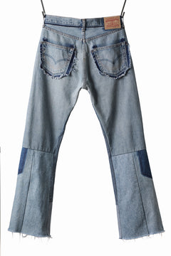 画像をギャラリービューアに読み込む, READYMADE DENIM PANTS - FLARE / (BLUE #E)