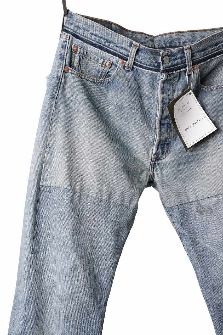 画像をギャラリービューアに読み込む, READYMADE DENIM PANTS - FLARE / (BLUE #E)