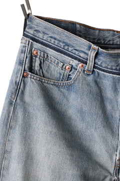 画像をギャラリービューアに読み込む, READYMADE DENIM PANTS - FLARE / (BLUE #E)