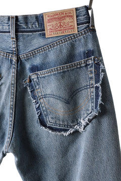 画像をギャラリービューアに読み込む, READYMADE DENIM PANTS - FLARE / (BLUE #F)