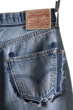 画像をギャラリービューアに読み込む, READYMADE DENIM PANTS - FLARE / (BLUE #G)