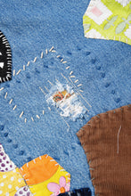 画像をギャラリービューアに読み込む, READYMADE HIPPIE DENIM PANTS / VINTAGE REMAKE + ART CRAFT (BLUE)