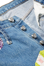 画像をギャラリービューアに読み込む, READYMADE HIPPIE DENIM PANTS / VINTAGE REMAKE + ART CRAFT (BLUE)