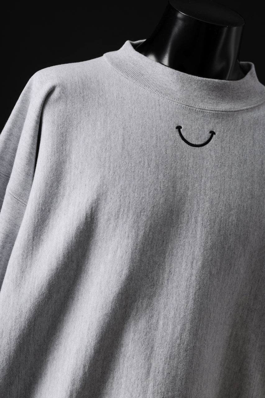 画像をギャラリービューアに読み込む, READYMADE MOCK NECK SWEAT SHIRT (GRAY)