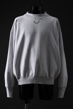 画像をギャラリービューアに読み込む, READYMADE MOCK NECK SWEAT SHIRT (GRAY)