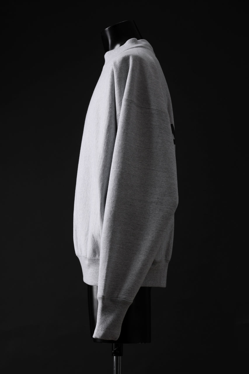 画像をギャラリービューアに読み込む, READYMADE MOCK NECK SWEAT SHIRT (GRAY)