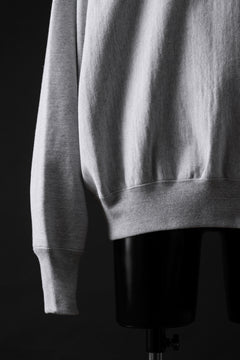 画像をギャラリービューアに読み込む, READYMADE MOCK NECK SWEAT SHIRT (GRAY)