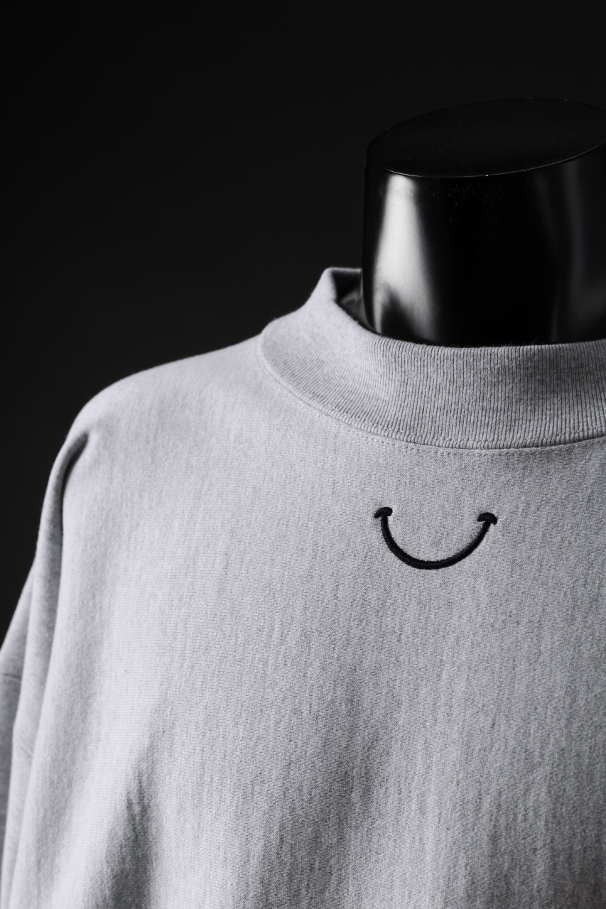 画像をギャラリービューアに読み込む, READYMADE MOCK NECK SWEAT SHIRT (GRAY)