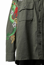 画像をギャラリービューアに読み込む, READYMADE SKA SHIRT-JACKET (KHAKI GREEN)