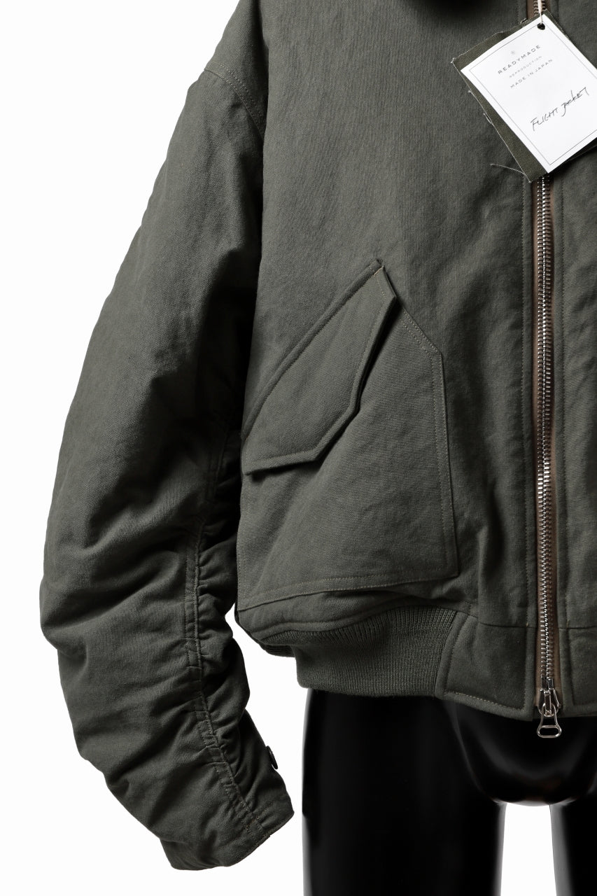 画像をギャラリービューアに読み込む, READYMADE FLIGHT JACKET (KHAKI)