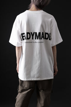 画像をギャラリービューアに読み込む, READYMADE SMILE & LOGO SHORT SLEEVE T-SHIRT (WHITE)
