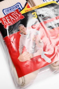 画像をギャラリービューアに読み込む, READYMADE 3P CREW SOCKS FIRE (WHITE)