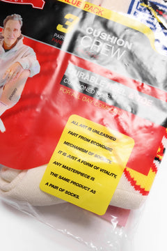 画像をギャラリービューアに読み込む, READYMADE 3P CREW SOCKS FIRE (WHITE)