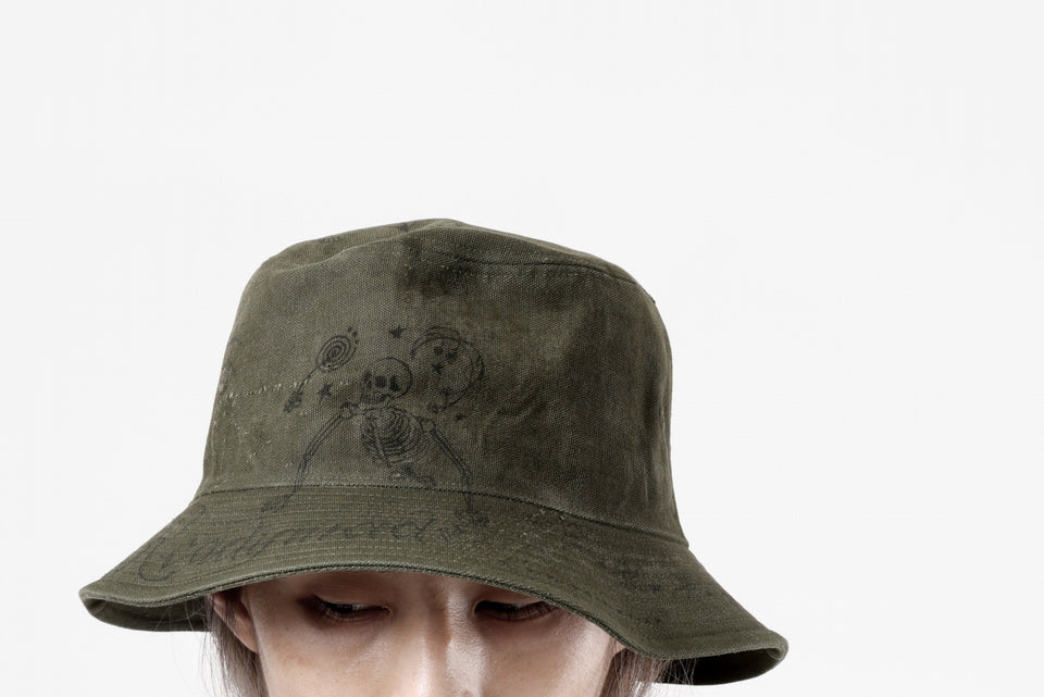 画像をギャラリービューアに読み込む, READYMADE x Dr.WOO BUCKET HAT TATOO (KHAKI)