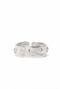 画像をギャラリービューアに読み込む, m.a+ silver stitched multiple cross ring / AG518 AG (SILVER)