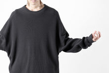 画像をギャラリービューアに読み込む, A.F ARTEFACT OVER SIZE TOP / RIB KNIT JERSEY (DARK GREY)